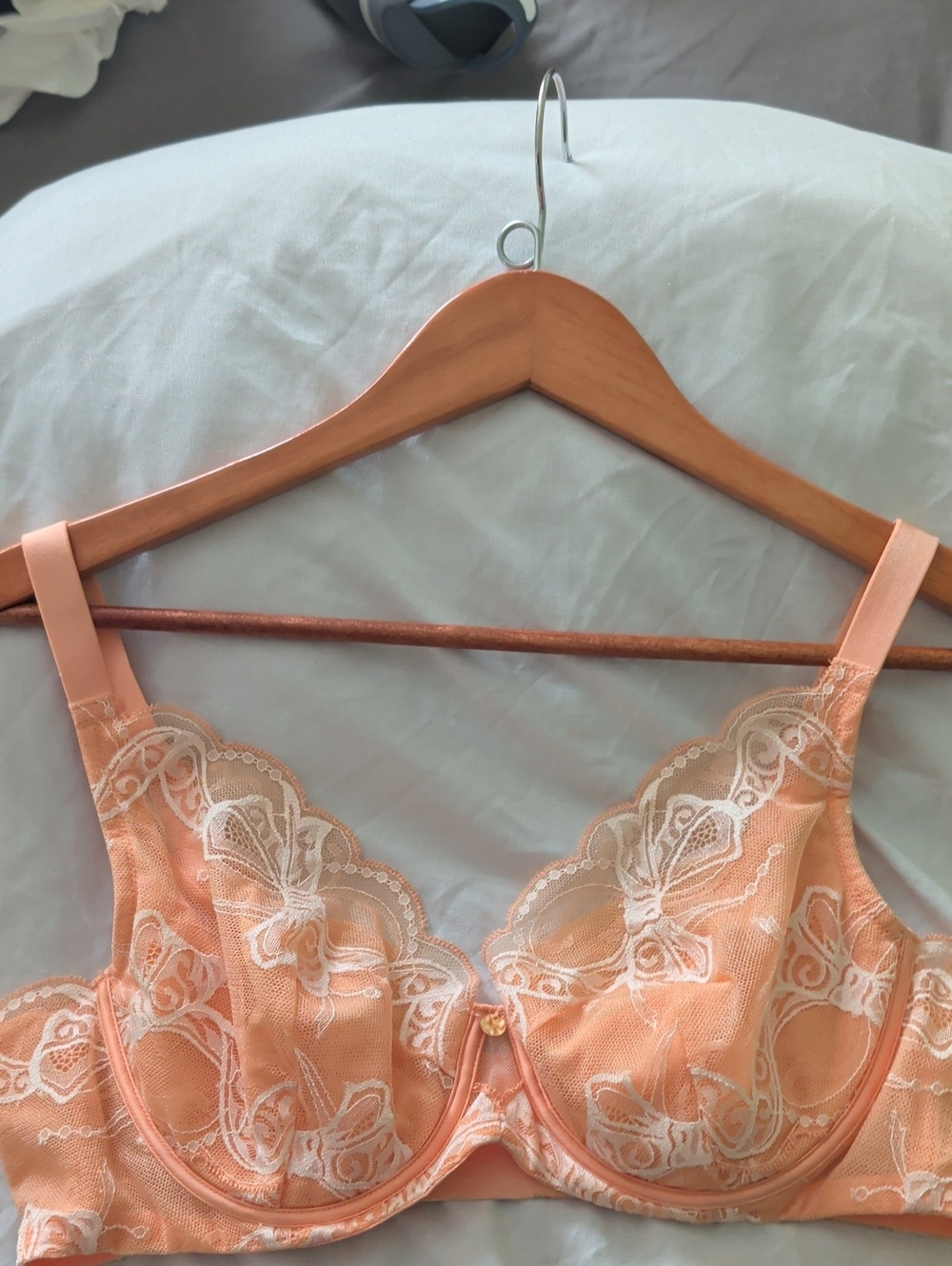 Apricot Lace Underwire Bra - Women Intimates & Sleepwear
